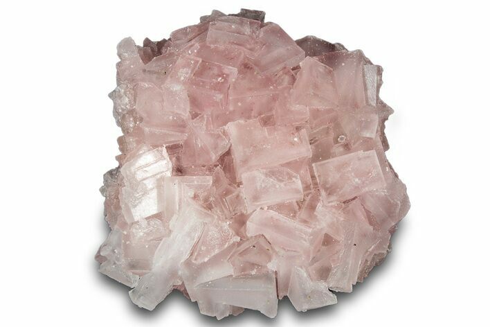 Pink Halite Crystal Cluster - Trona, California #314168